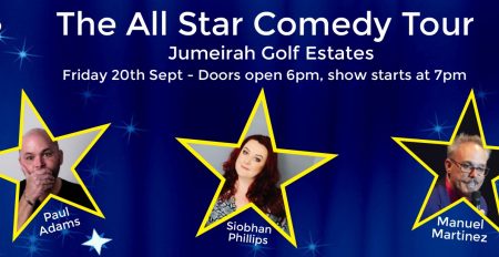 Big Fish Comedy – The All Star Comedy Tour: Paul Adams, Siobhan Phillips and Manuel Martinez - Coming Soon in UAE