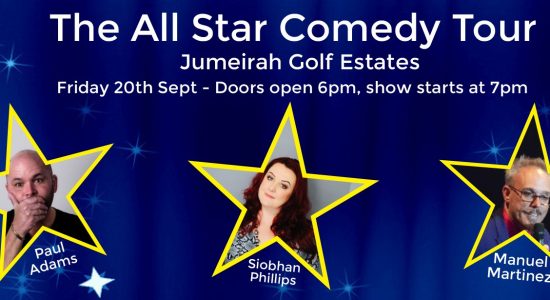 Big Fish Comedy – The All Star Comedy Tour: Paul Adams, Siobhan Phillips and Manuel Martinez - comingsoon.ae