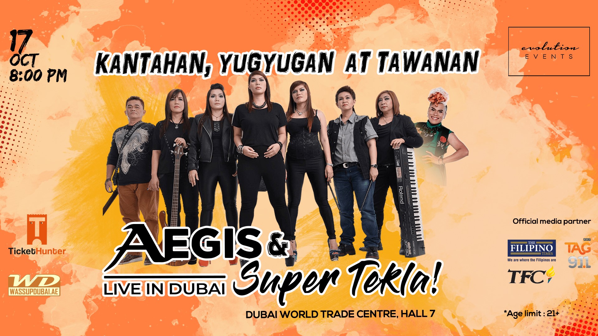 Aegis and Tekla Live Concert - Coming Soon in UAE