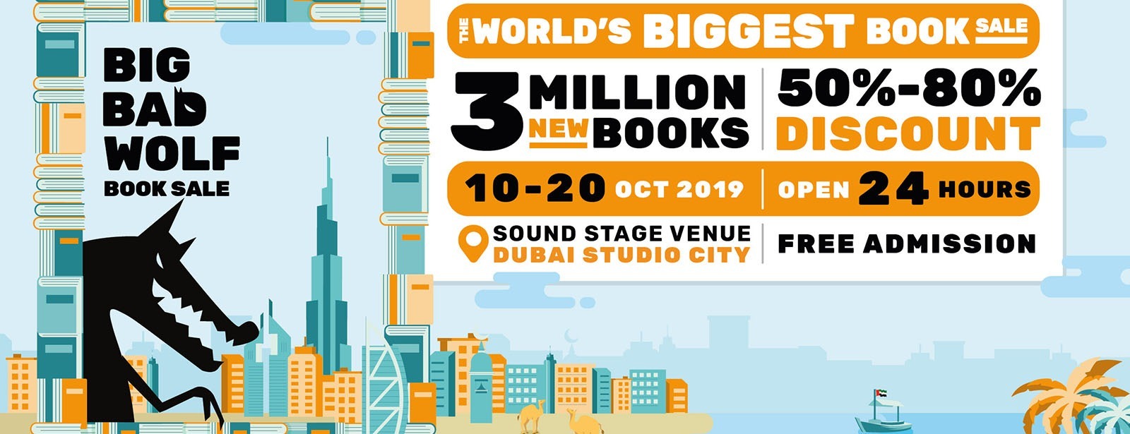 Big Bad Wolf Book Sale Dubai 2019 - Coming Soon in UAE