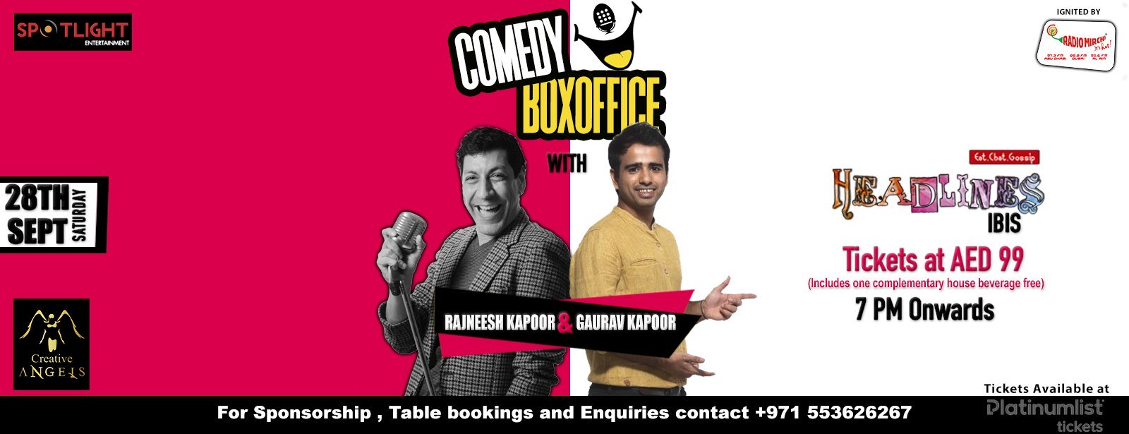 Comedy Box Office with Rajneesh and Gaurav Kapoor - Coming Soon in UAE