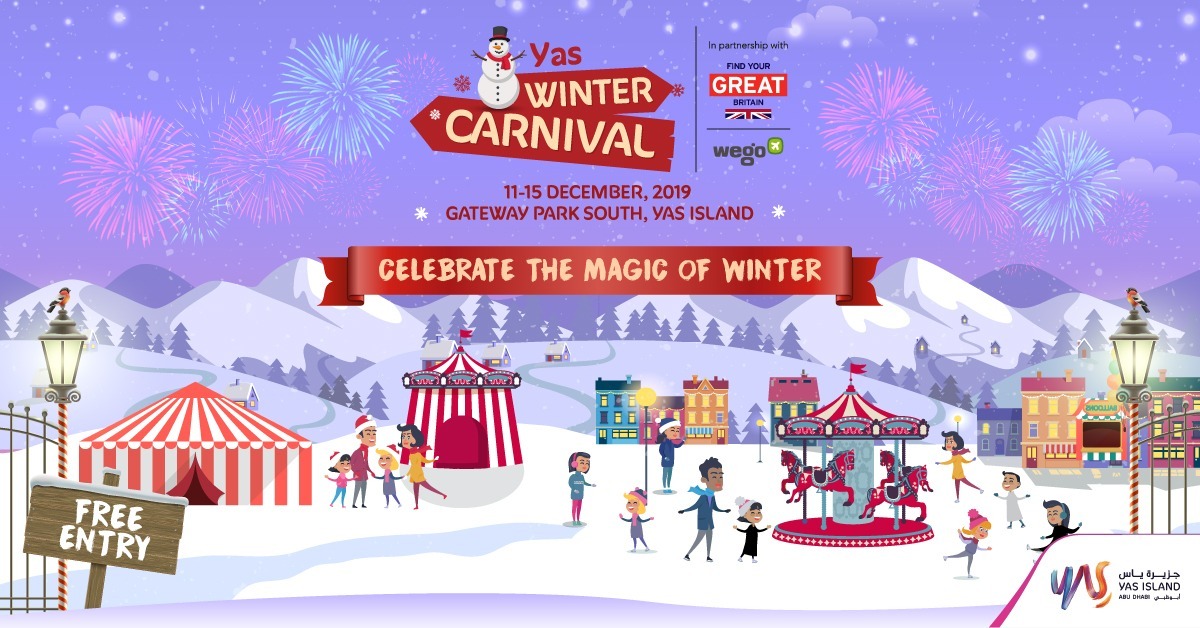 Yas Winter Carnival 2019 - Coming Soon in UAE