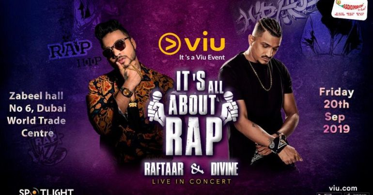 It’s All about Rap with Raftaar and Divine - Coming Soon in UAE