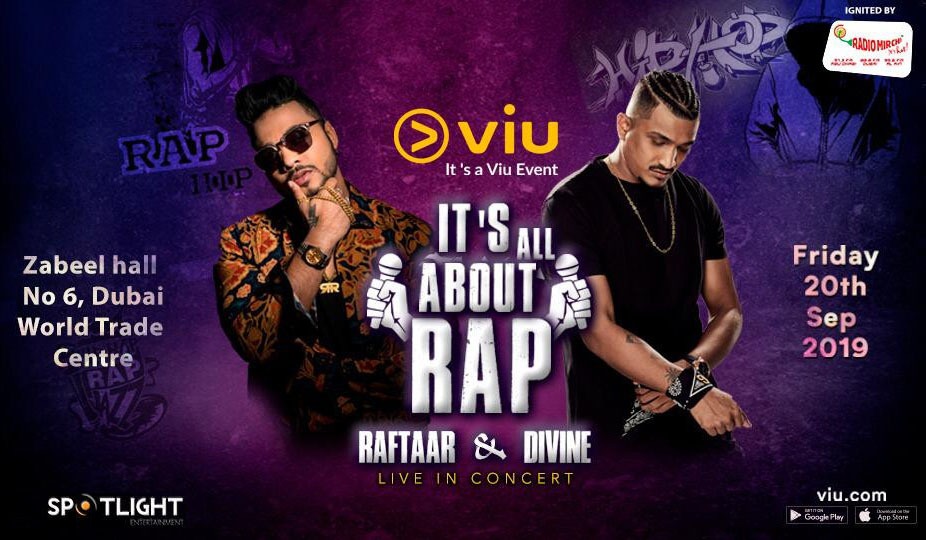 It’s All about Rap with Raftaar and Divine - Coming Soon in UAE