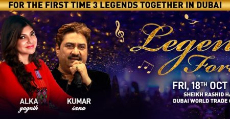 Legends Forever – Kumar Sanu, Alka Yagnik, Udit Narayan - Coming Soon in UAE