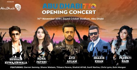 Abu Dhabi T10 Opening Concert - Coming Soon in UAE
