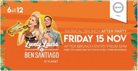 Tropical Brunch After Party with Lovely Laura & Ben Santiago - Coming Soon in UAE