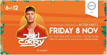 Tropical Brunch After Party with Joel Corry - Coming Soon in UAE