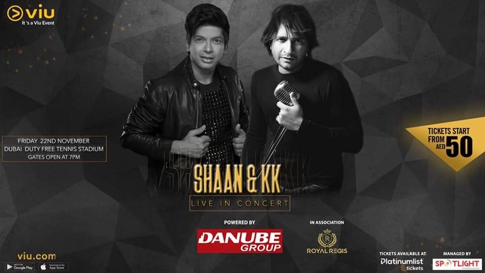 Shaan & KK Live in Concert - Coming Soon in UAE