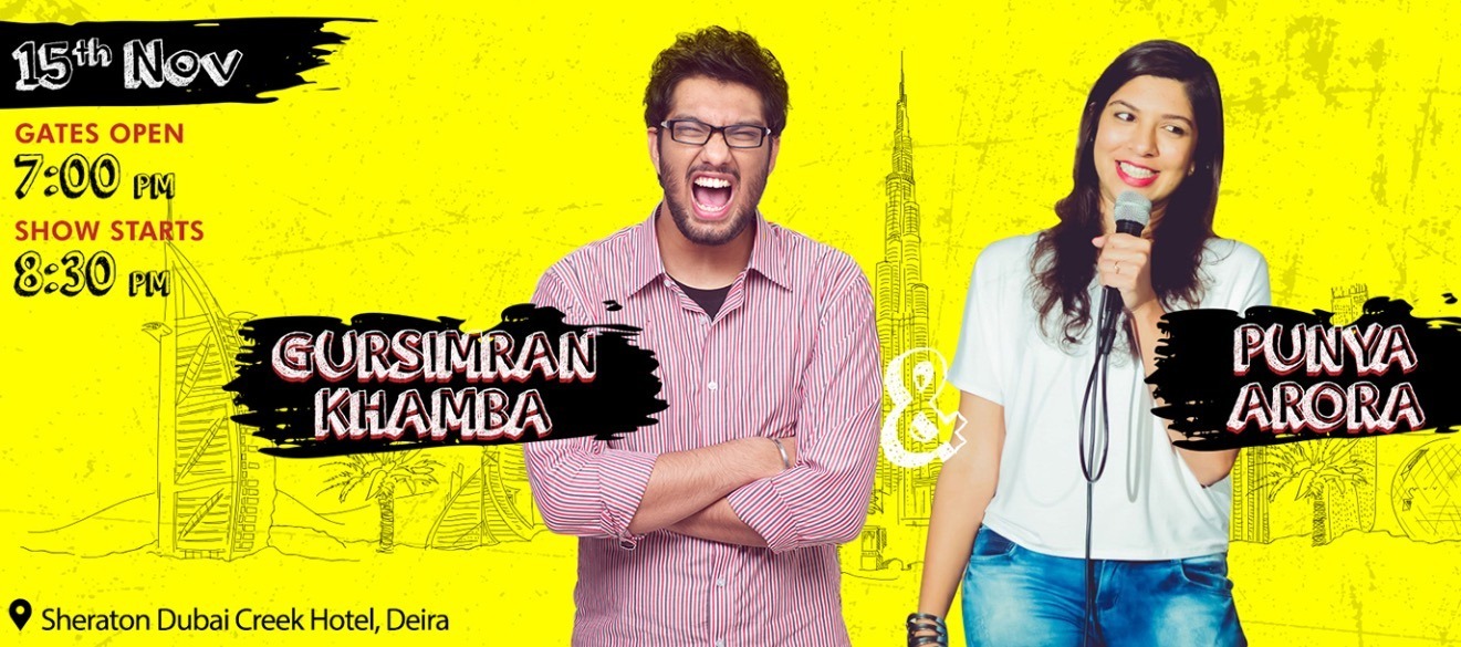 Gurisman Khamba and Punya Arora Live - Coming Soon in UAE