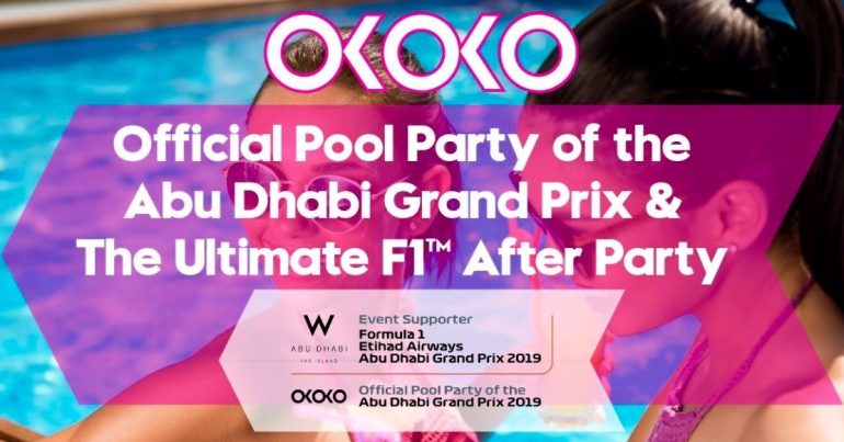 Official Abu Dhabi Grand Prix Pool Party 2019 - Coming Soon in UAE