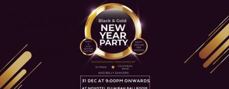 Black & Gold New Year Party - Coming Soon in UAE