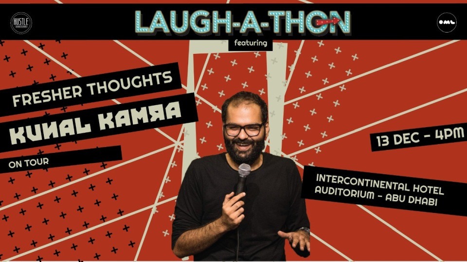 Laughathon – Fresher Thoughts by Kunal Kamra in Abu Dhabi - Coming Soon in UAE