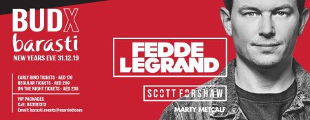 Barasti NYE with Fedde Le Grand 2019 - Coming Soon in UAE