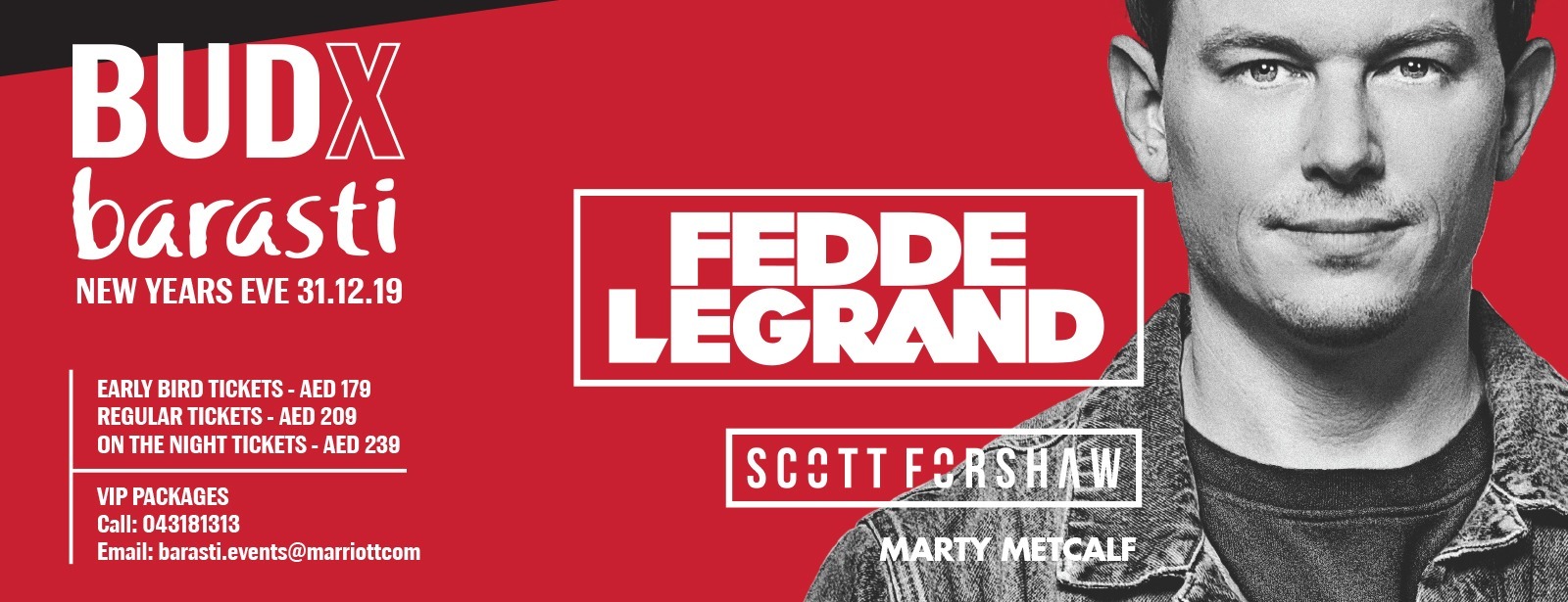 Barasti NYE with Fedde Le Grand 2019 - Coming Soon in UAE