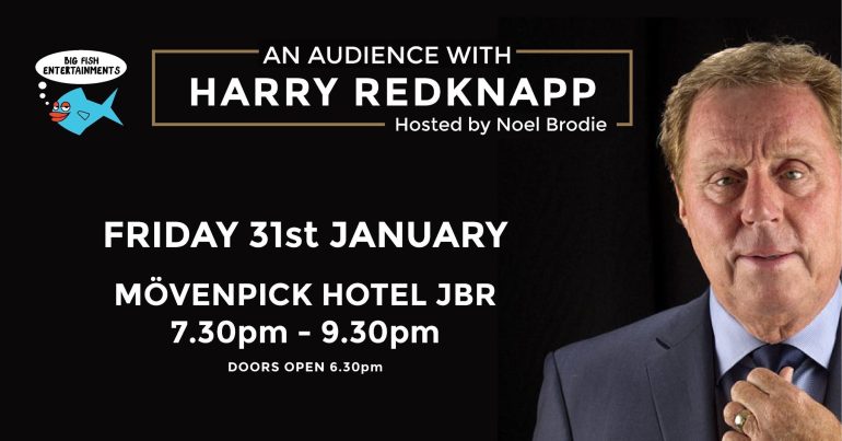 Big Fish Comedy: An Audience with Harry Redknapp - Coming Soon in UAE