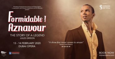Formidable – Tribute to Charles Aznavour at Dubai Opera - Coming Soon in UAE
