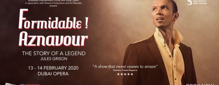 Formidable – Tribute to Charles Aznavour at Dubai Opera - Coming Soon in UAE
