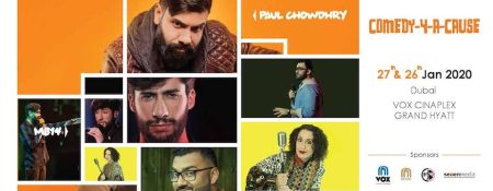 Comedy-4-A-cause will feature Paul Chowdhry, Ali Al Sayed, Mina Liccione and MB14 - Coming Soon in UAE