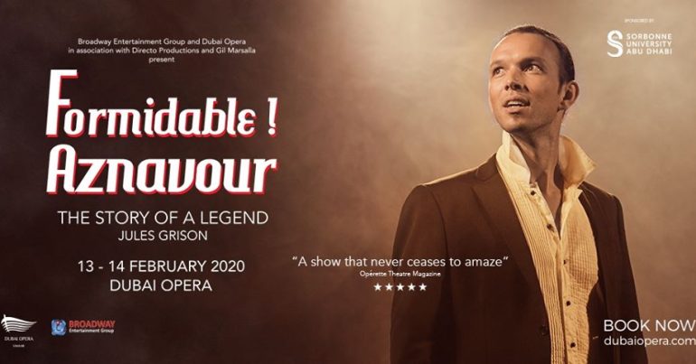Formidable – Tribute to Charles Aznavour at Dubai Opera - Coming Soon in UAE