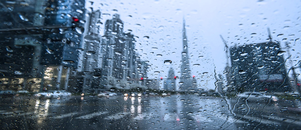 Dubai during rain