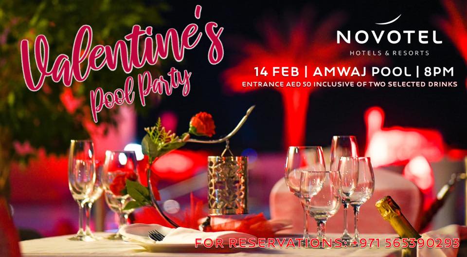 Valentine’s Pool Party at Novotel Fujairah - Coming Soon in UAE