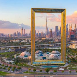 Dubai Frame in Bur Dubai