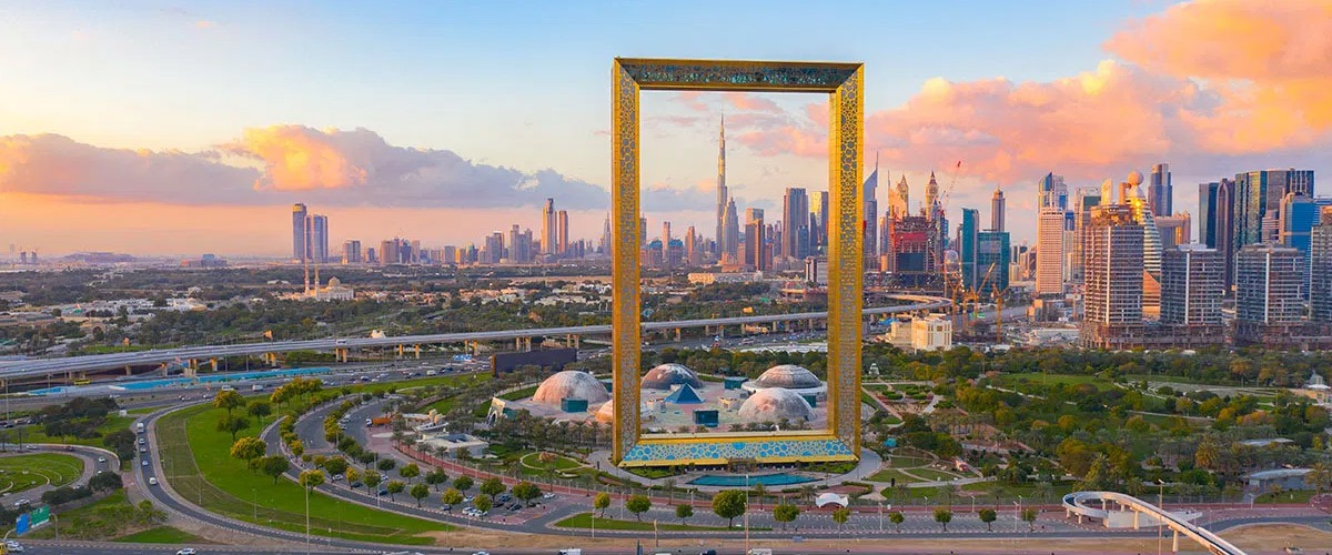 Dubai Frame - List of venues and places in Dubai