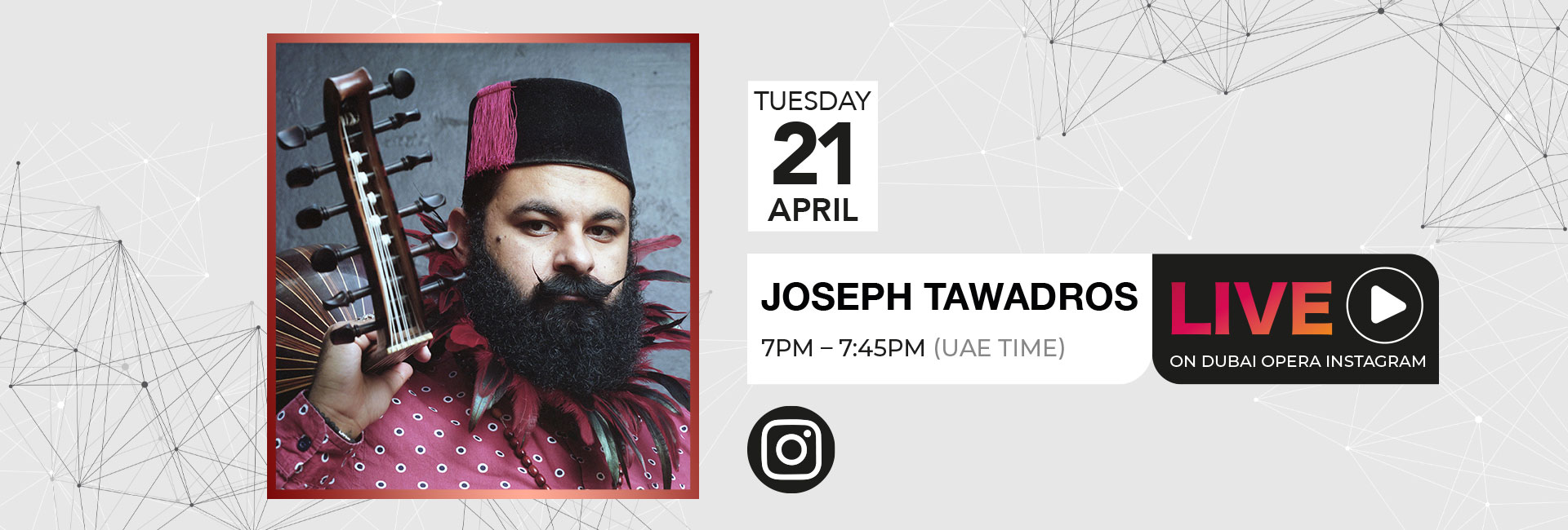 Joseph Tawadros Live Streaming - Coming Soon in UAE