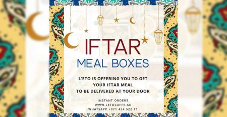Iftar Meal Boxes from L’ETO - Coming Soon in UAE