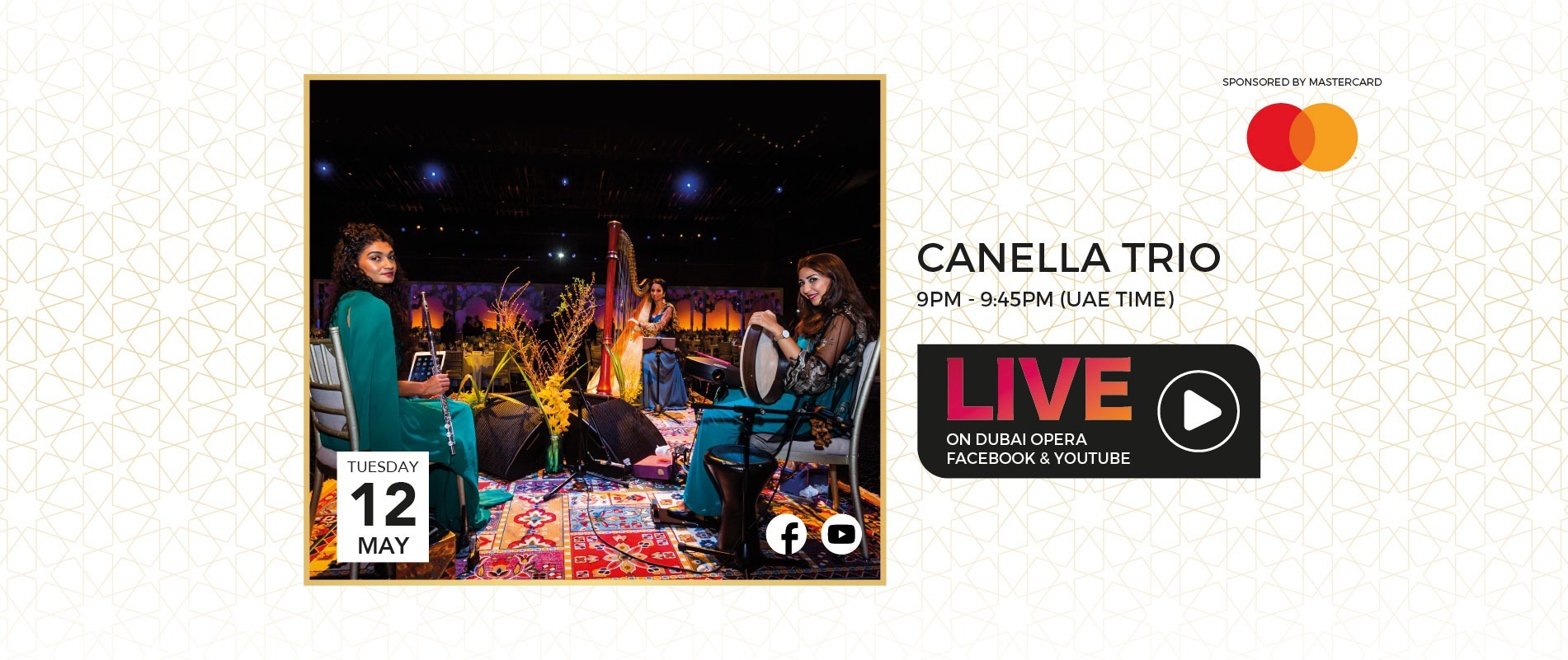 Canella Trio Online Concert - Coming Soon in UAE