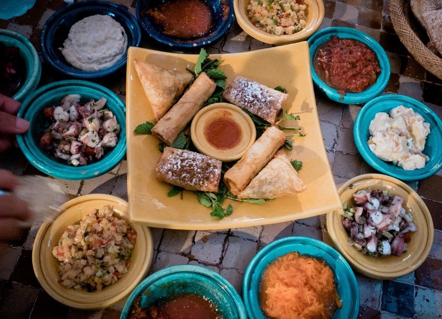 Various Arab dishes