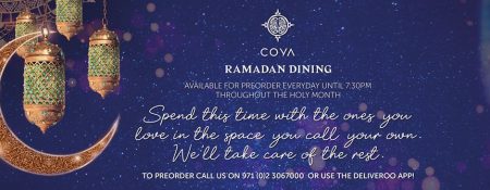 Iftar Menu Set from COYA - Coming Soon in UAE