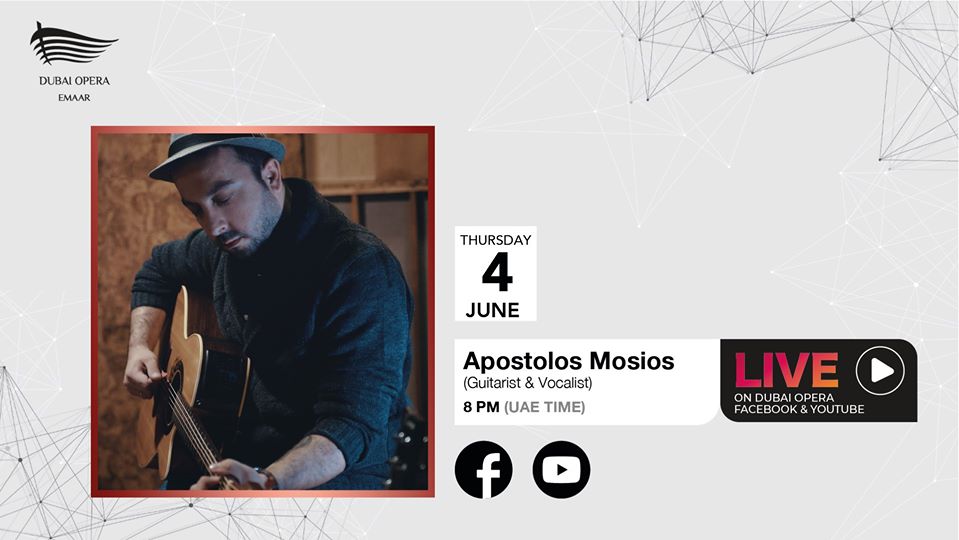 Apostolos Mosios Online Concert - Coming Soon in UAE