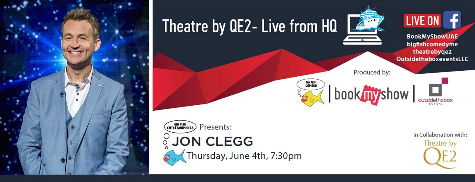 Live From HQ: Jon Clegg - Coming Soon in UAE