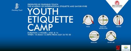 Youth Etiquette Camp: Table Manners - Coming Soon in UAE