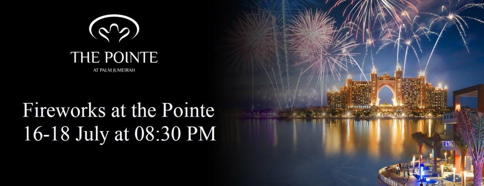 DSS: Fireworks at the Pointe & Food deals - Coming Soon in UAE