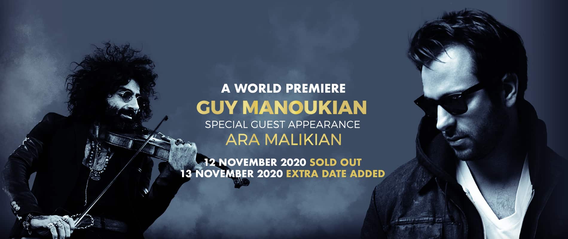 Guy Manoukian and Ara Malikian at Dubai Opera - Coming Soon in UAE