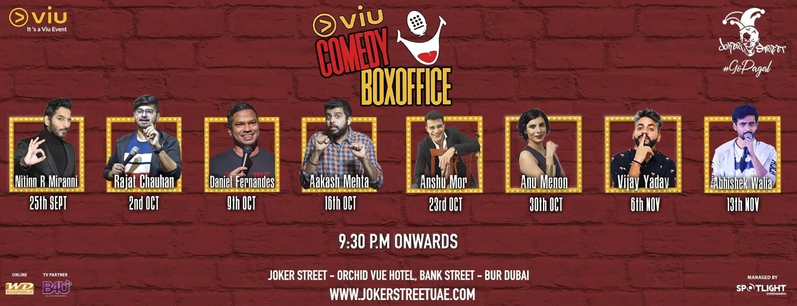 Comedy Box Office - Coming Soon in UAE