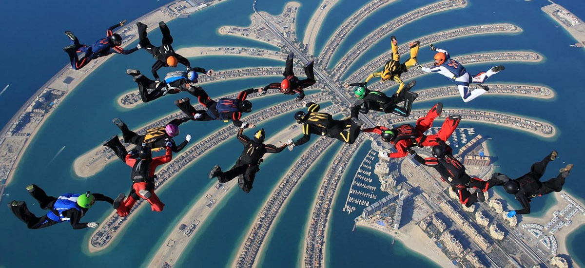 Skydive Dubai Palm Drop Zone - List of venues and places in Dubai
