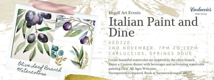 Italian Paint and Dine - Coming Soon in UAE
