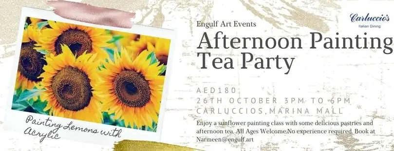 Afternoon Painting Tea Party - Coming Soon in UAE