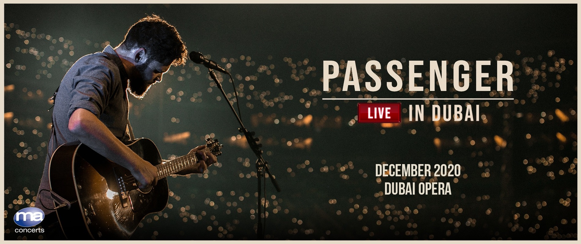 Passenger Live Concert - Coming Soon in UAE