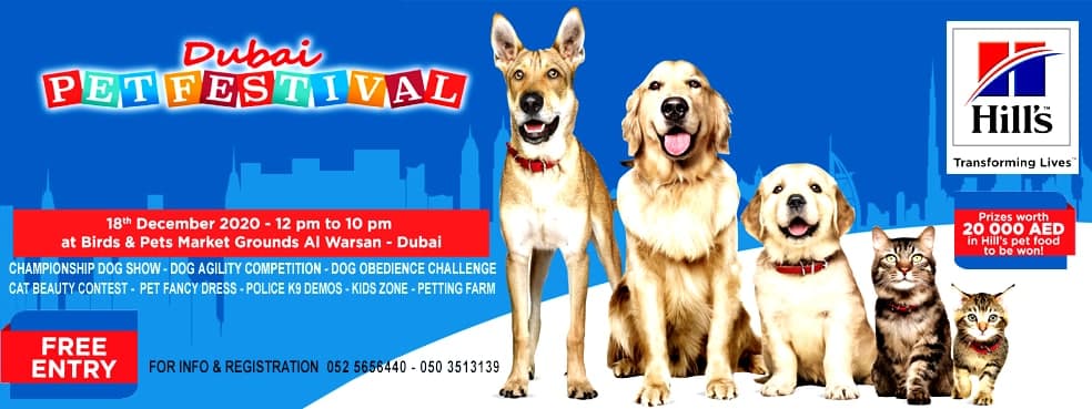 Dubai Pet Festival 2020 - Coming Soon in UAE
