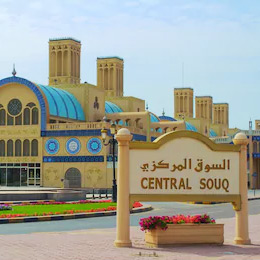 Sharjah Central Souq in Sharjah Buhaira Corniche