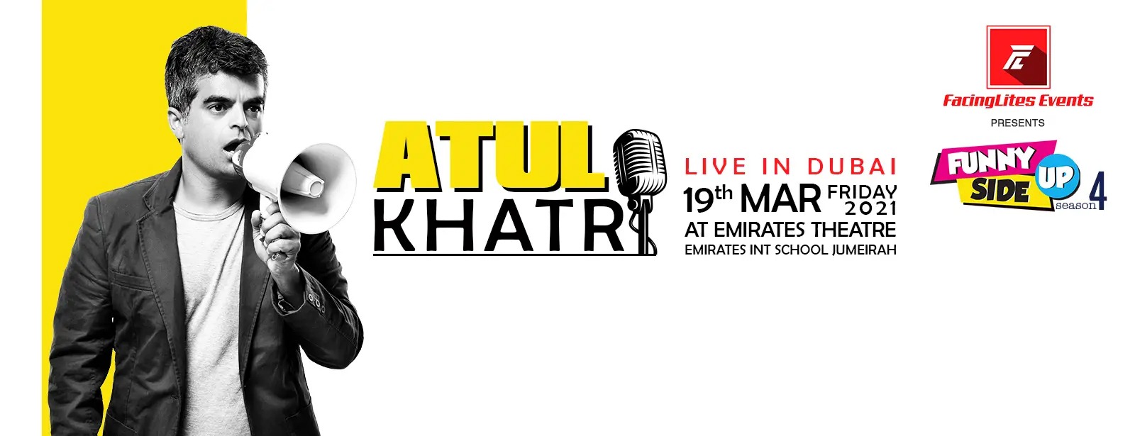 Funny Side Up: Atul Khatri - Coming Soon in UAE
