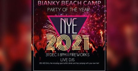 Bianky Beach Camp NYE Party - Coming Soon in UAE