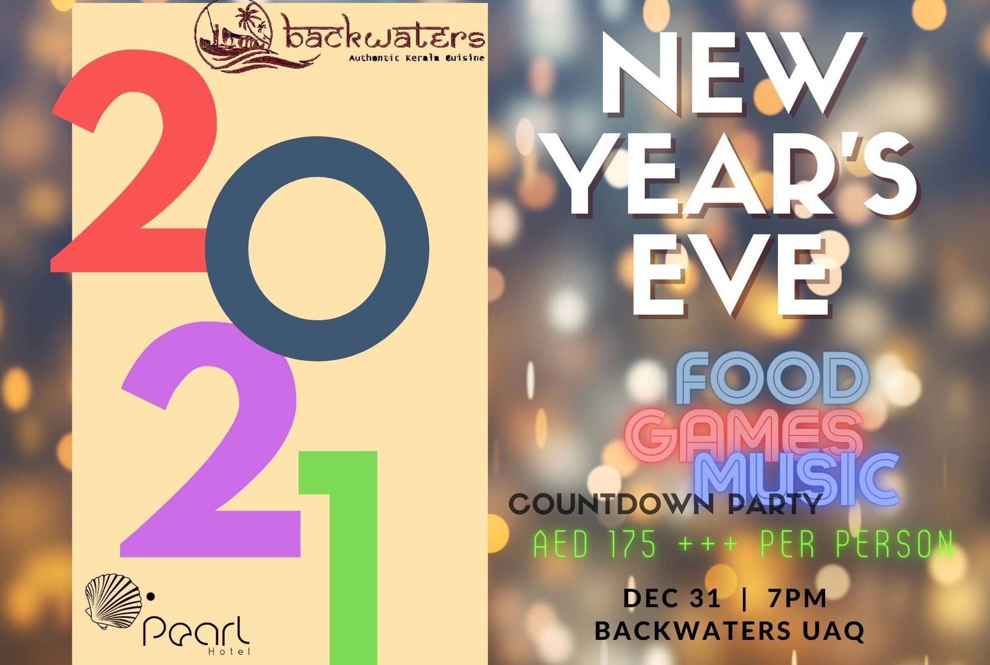 Backwaters’ Countdown Party - Coming Soon in UAE