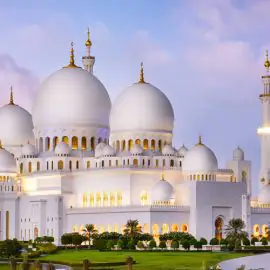 Sheikh Zayed Grand Mosque in Abu Dhabi City