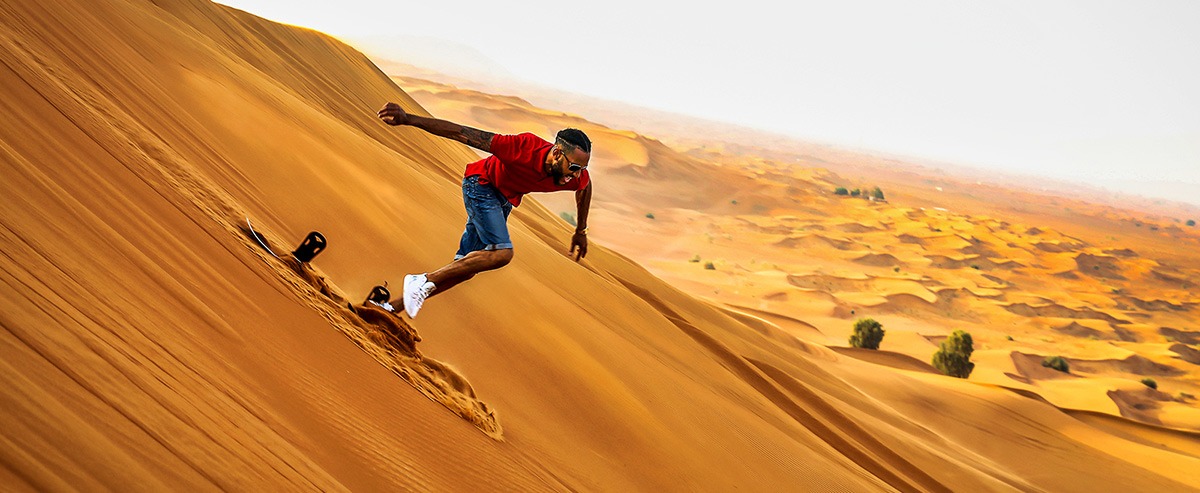 Dubai Desert Sandboarding